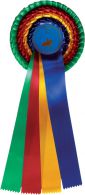 Preischleifen 3-fach-Rosette  - 11390