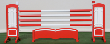 Sporthaus Verden - Hindernis Sommerstorf Rot/Weiß