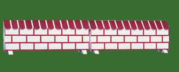 Sporthaus Verden - Untersteller - Dachmauer (2 tlg.)