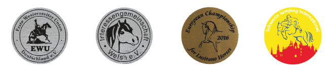 Sporthaus Verden - Embleme mit Logo bedruckt Sporthaus Verden - Embleme mit Logo bedruckt